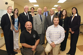 Senator Cardin and staff with A3 and ASI employees